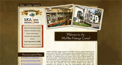 Desktop Screenshot of mcallenheritagecenter.com